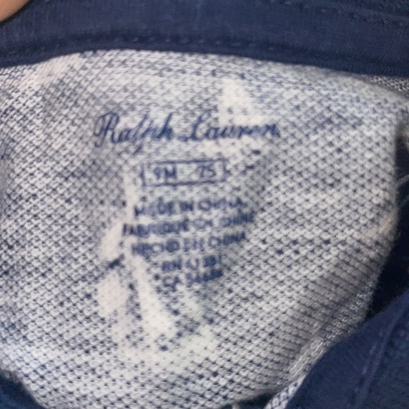 NAVY BLUE SAILBOAT RALPH LAUREN BABY DRESS - Picture 3 of 3